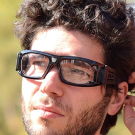 VOLOCOVER（TM Protective Sports Goggles Glasses for Basketball Football Volleyball Squash Hockey (White)