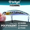 trifyd ® Trout fishing lures and spinning spoons, Pack of
