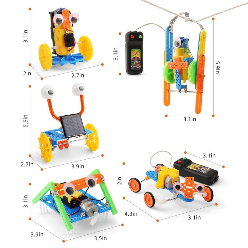 STEM Robotics Science Kits, Crafts for Boys 6-8 Girls 8-12,