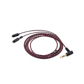 SS SolidSound 2-pin Re-Cable, 5N (99.999%), High Purity OFC Conductor, Earphone Cable, 3.8 ft (1.2 m), 12 Months Warranty, Compatible with Custom 2-Pin Models (Multi-Color L-Shaped Plug)..