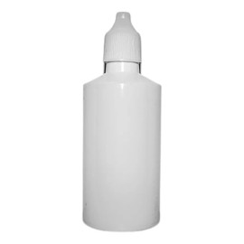 Unbranded 500 Gotero Polietileno Farmacéutico Blanco Tapa Insert 60 Ml