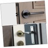 COHEALI Door Latch Guard Plate Shaped Outswing Door Security Protector