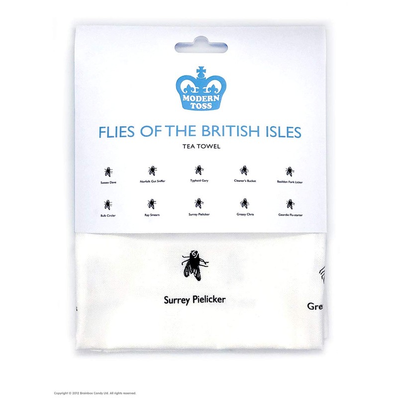 Modern Toss Funny Flies Of The British Isles' Novelty Tea