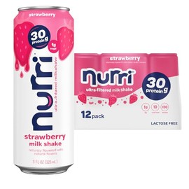 Nurri 30g Protein Ultra Filtered Milk Shake – Strawberry 12 Pack