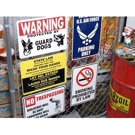 Plastic Sign Board US Air Force Parking Lot SP-CA28-SHO