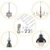 ECUDIS Swag Light Kit, Lamp Parts Chandelier Light Fixture Chain