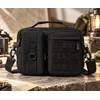 scione Tactical Crossbody Shoulder Bag with MOLLE Webbing, Black