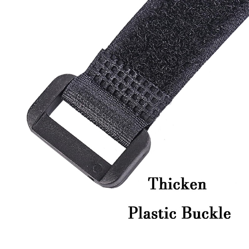 UONIKA 32 pcs 1-inch-wide Hook and Loop Cable Straps, 8"-12"-18"-24"-36"