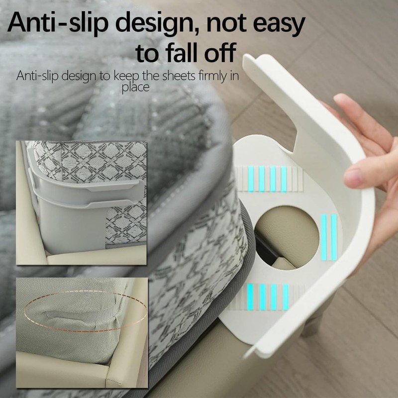 SIDUISDH Fitted Sheet Holder, Bed Sheet Holder to Prevent Slipping,