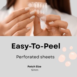 WeOura Pimple Patches- Pack of 48 Translucent Hydrocolloid Spot Patch Treatment Stickers for Face - Fast-Acting, Vegan & Cruelty Free