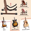 DOMMI Wood Electric Guitar Stand With Non-Slip Rubber and Soft