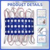 400 Pcs LED Module Blue Light 1.5W Storefront Decoration Lights