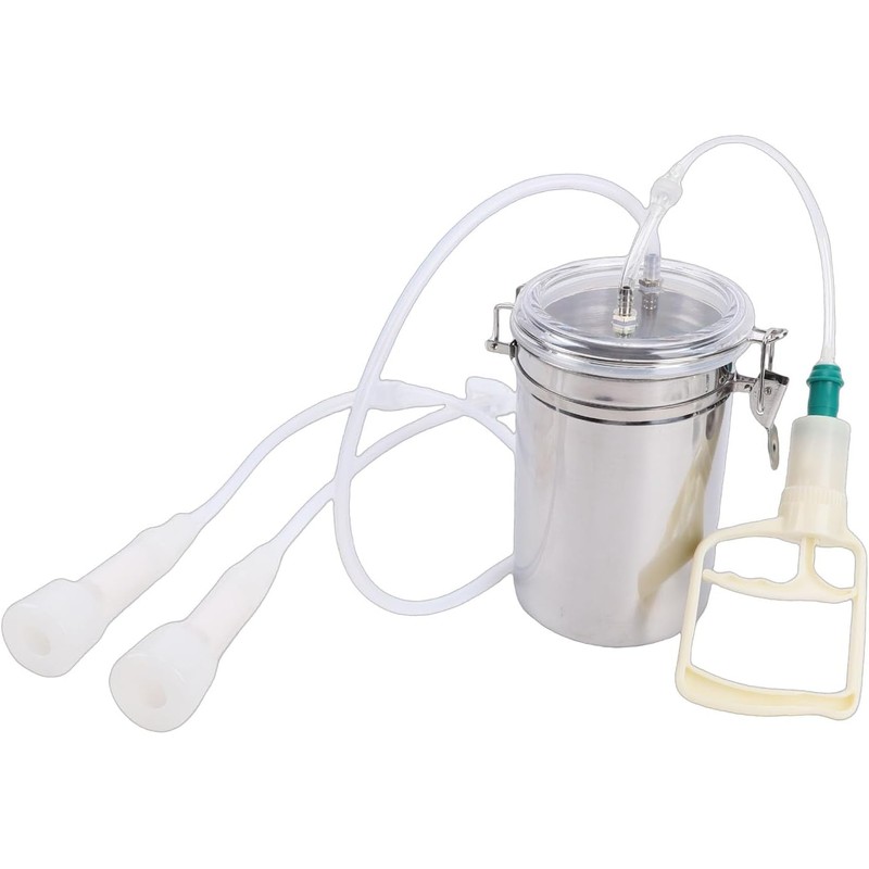 Manual Milking Machine, 2000ml Effort Saving Cow Milking Machine Cow