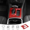 PDKLIN for Charger Gear Shift Panel Cover Trim Red Compatible