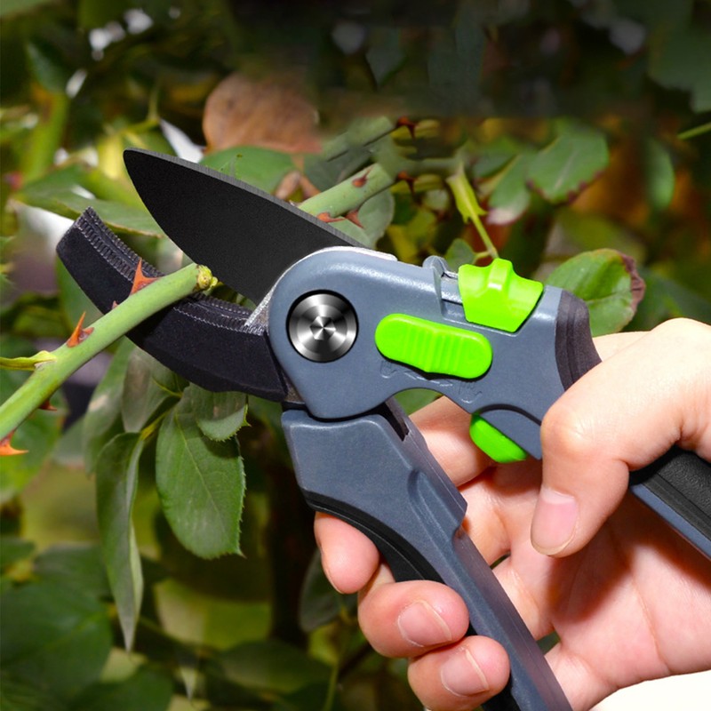 Pruning Shears Garden Fruit Tree LaborSaving Scissors with NonSlip Tooth