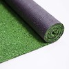 Ottomanson Evergreen Artificial Turf Area Rug, 3'X7'3", Green