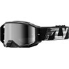 Fly Racing 2024 Adult Zone Elite Goggle Black/Silver with Silver