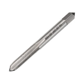 QUARKZMAN 1/4-28 UNF B2 Spiral Tip Tap, Screw Thread Cutting Tool, High Speed Steel Machine Tap Tapping Bit