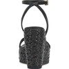 Vince Camuto Women's Emrey Wedge Sandal, Black, 9