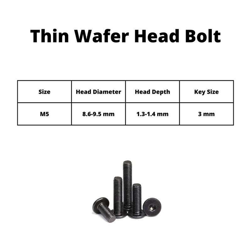 OG Secure | M5 Ultra Thin Wafer | Flat Head