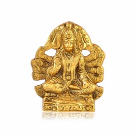 CraftVatika Panchmukhi Hanuman for Door Entrance Statue Wall Hanging Showpiece, (5.5 Inches, Height) (Set of 1)