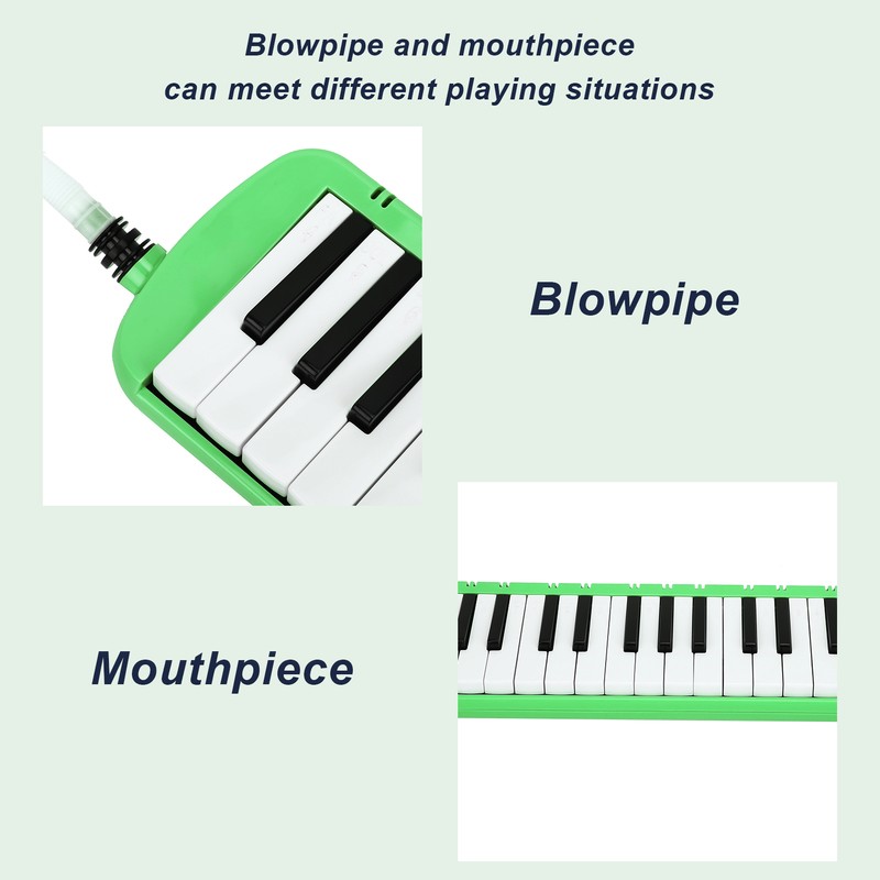 Melodica 37 Keys Keyboard Wind Musical Instrument for Beginner Professional