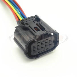 WINTRIMER For Toyota Lexus Blind Spot Monitor Sensor 10-Way Connector Pigtail 90980-12380