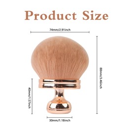 Extra Large Body Makeup Brush, Brush for Bronzers Blend Self Tanning Applicator, for Streak-Free Tanning & Body Foundation Legs & Full Body Brushs For Tan
