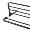 Household Bathroom Toilet Wall Mounted Folding Towel Rack Space Aluminum