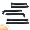 TJHSM Black Convertible Top Weatherstrip Seals Rubber Replacement for Mustang