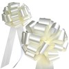 Big Decorative Ivory Ribbon Pull Bows with Long Tails -