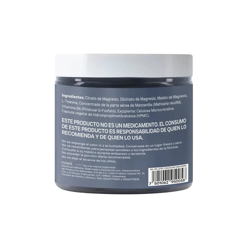 M3+ | Magnesio Glicinato, Citrato Y Malato Lteanina, 90 Cap