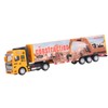 Transport Cart Toy Educational Simulation Alloy Plastic Pull Back Carrier