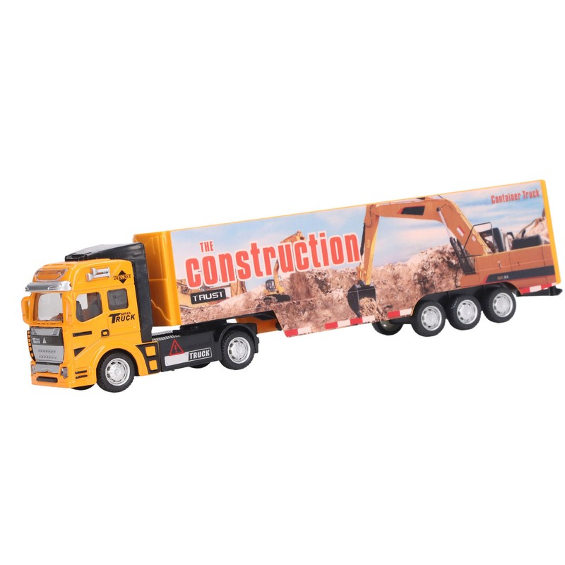 Transport Cart Toy Educational Simulation Alloy Plastic Pull Back Carrier