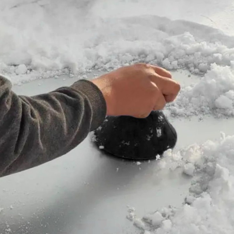 OAAO Two Piece Double Head Cone Ice Scraper, Car Ice