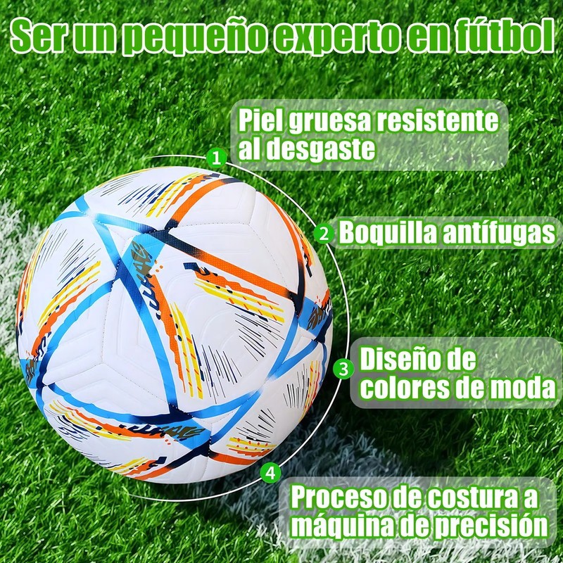 Balón de Fútbol Lawan Profesional para Competición con Red y