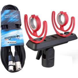 Rode SM4-R Microphone Spider Rycote Mount + Keepdrum XLR Cable 6 m
