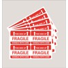 100 2x3 Fragile This Side Up Handle with Care Sticker