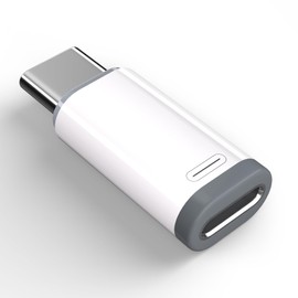 INF Lightning Adapter (Female) to USB-C (Male), Compatible with USB-A to Lightning and USB-C to Lightning, Reversible Design for Easy Plug in