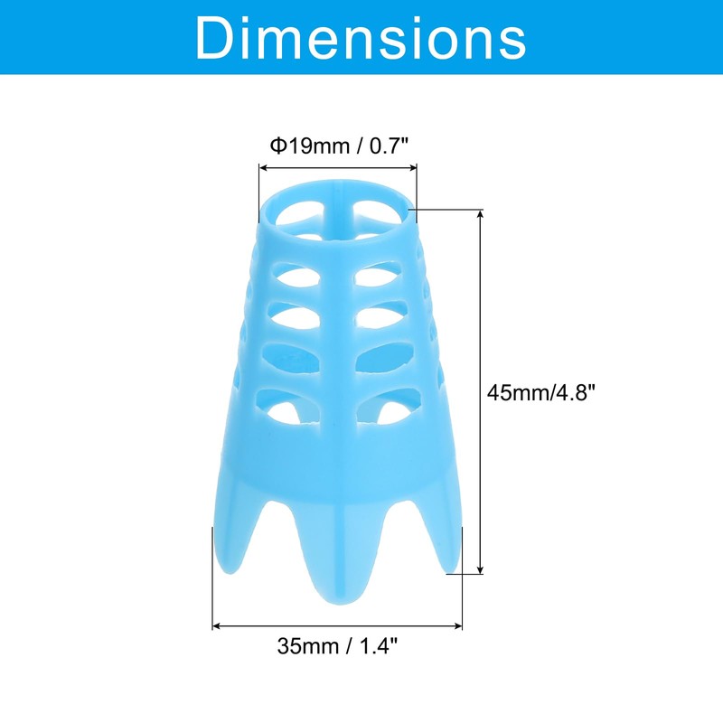 PATIKIL Golf Simulator Tees, 8 Pack Plastic Golf Tees Mat