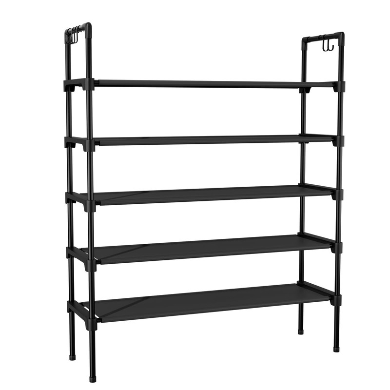 LANTEFUL 5 Tier Shoe Rack for Closet Shoe Organizer with