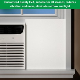 Window Air Conditioner Side Insulated Panel, WinterSummer Winter Heat and Draft Insulating,Insulation Foam Material,2 Pieces of 17 inches * 10 inches*0.79inches EVA