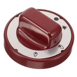 Toddmomy Red High Temperature Resistant Gas Stove Knob Replacement 2.75 Inch Bakelite Oven Control Knob for Commercial Kitchen Range Appliances