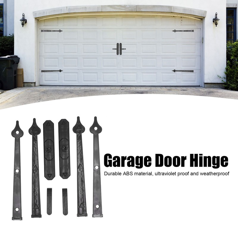 Magnetic Garage Door Hinges Handles American Style ABS Decorative Gate