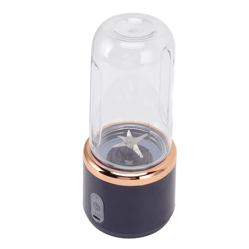 300ml Portable Blender Cordless for Shakes Juice Six Blades USB