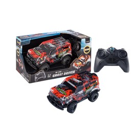 Revell Control 24683 Remote Control Car Ghost Driver - Red With Precise 2.4 GHz Control, 1:22 Scale, 17.5cm in length