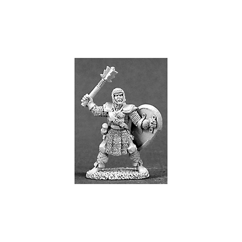 Reaper Miniatures Garret, Adventuring Cleric #03227 Dark Heaven Unpainted Metal