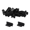 Jiozermi 20 Pcs Black Silicone USB A Female Anti Dust