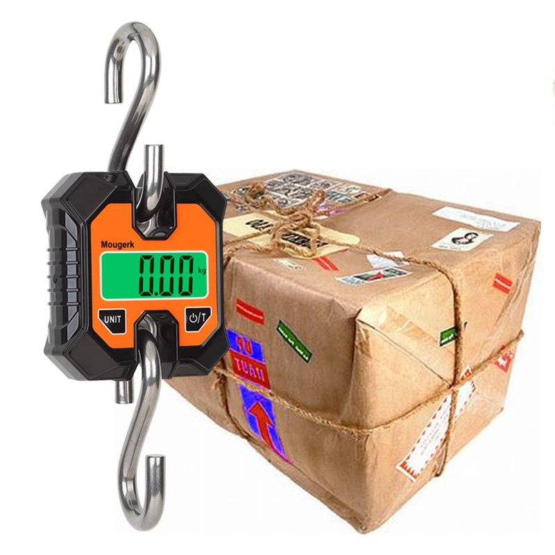 Mougerk Digital Hanging Scales Portable Heavy Duty Crane Scale 100