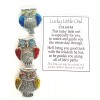 Ganz "Lucky Little Owl" Charm Pocket Token +Card Pick Blue